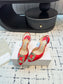 Manolo Blahnik-2024 高跟涼鞋 紅色