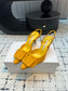Manolo Blahnik-2024 高跟涼鞋 黃色