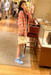 M23640 路L家-Cabas OnTheGo East West 金鍊壓紋老花 白色