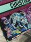 迪D家-Book Tote 2023春夏系列 動物園藍綠色 大號