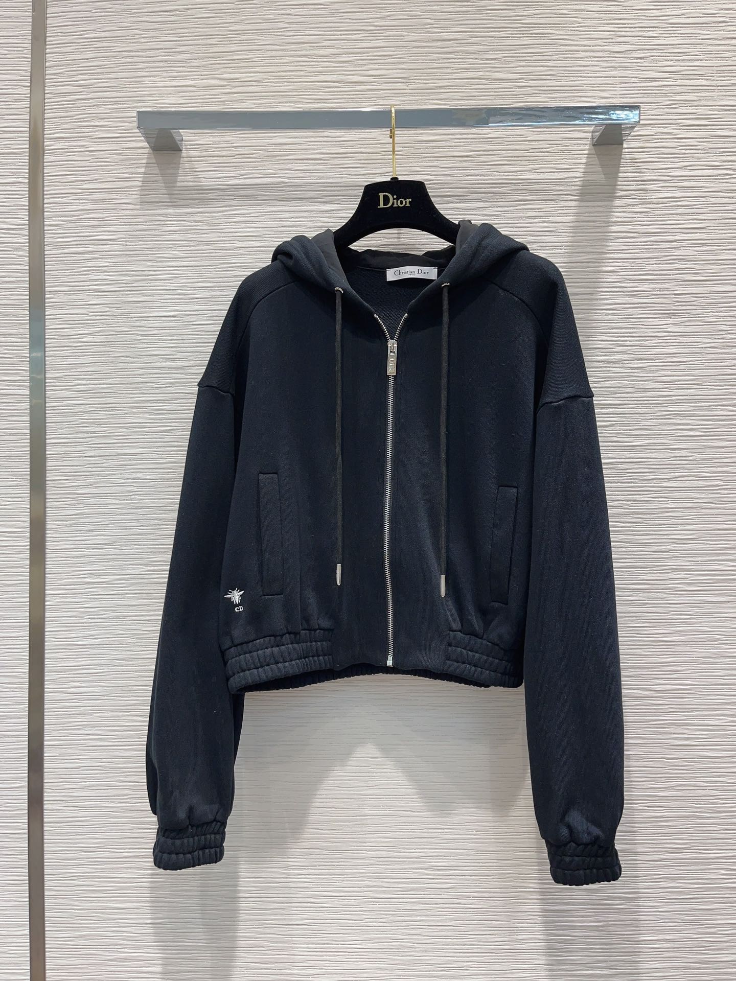迪D家-2403 24SS新品上架羅紋字母衛衣套裝