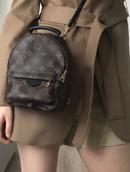 路L家-M44873 Palm Springs  Mini雙肩包 棕色