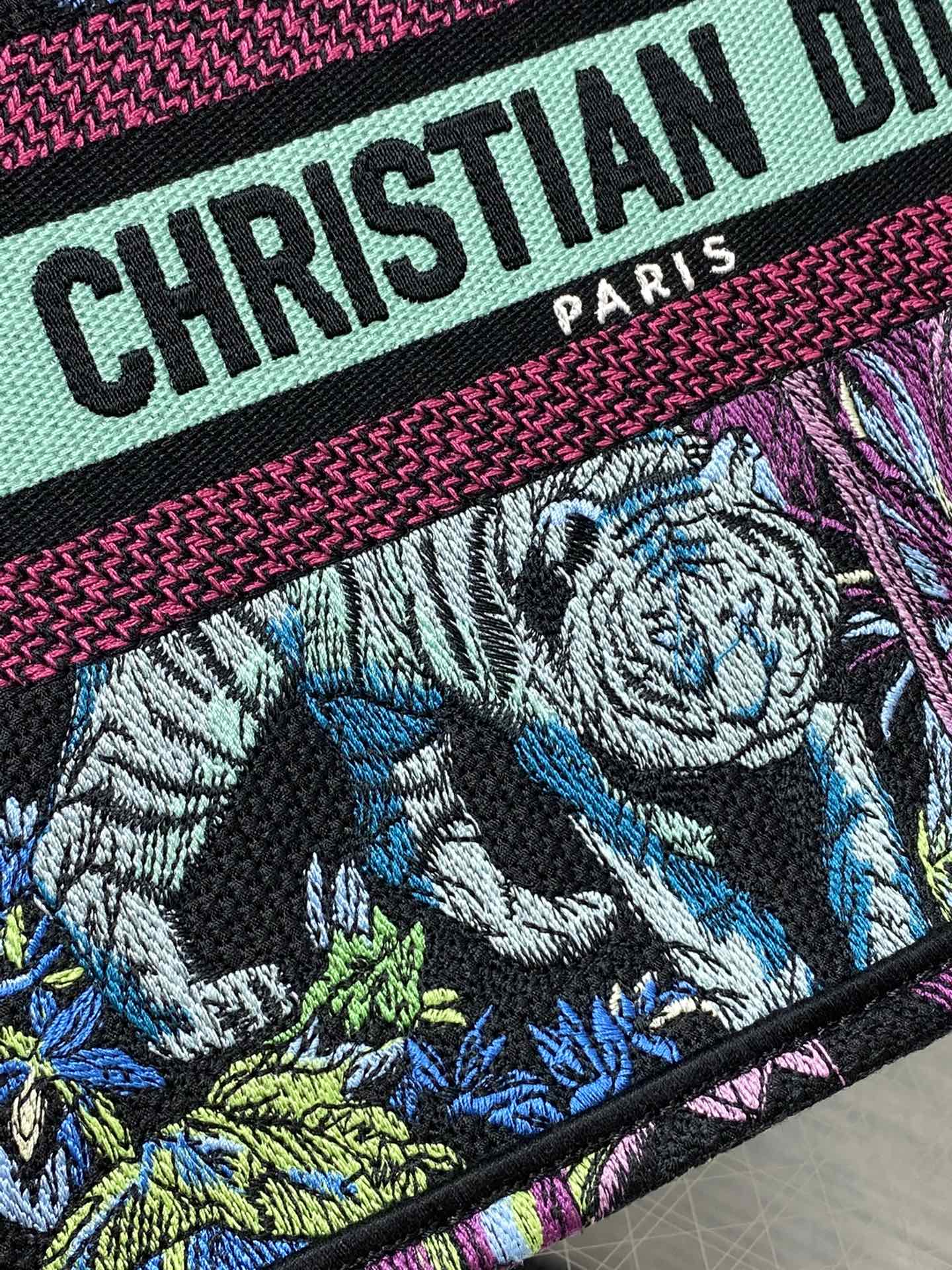 迪D家-Book Tote 2023春夏系列 動物園藍綠色 小號
