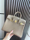 小愛款-Birkin 25 Jonathan 奶茶色 金扣