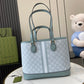 古G家-Ophidia系列小號托特包 藍色