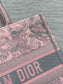 迪D家-Book Tote 2023春夏系列 動物園茹伊灰粉 中號