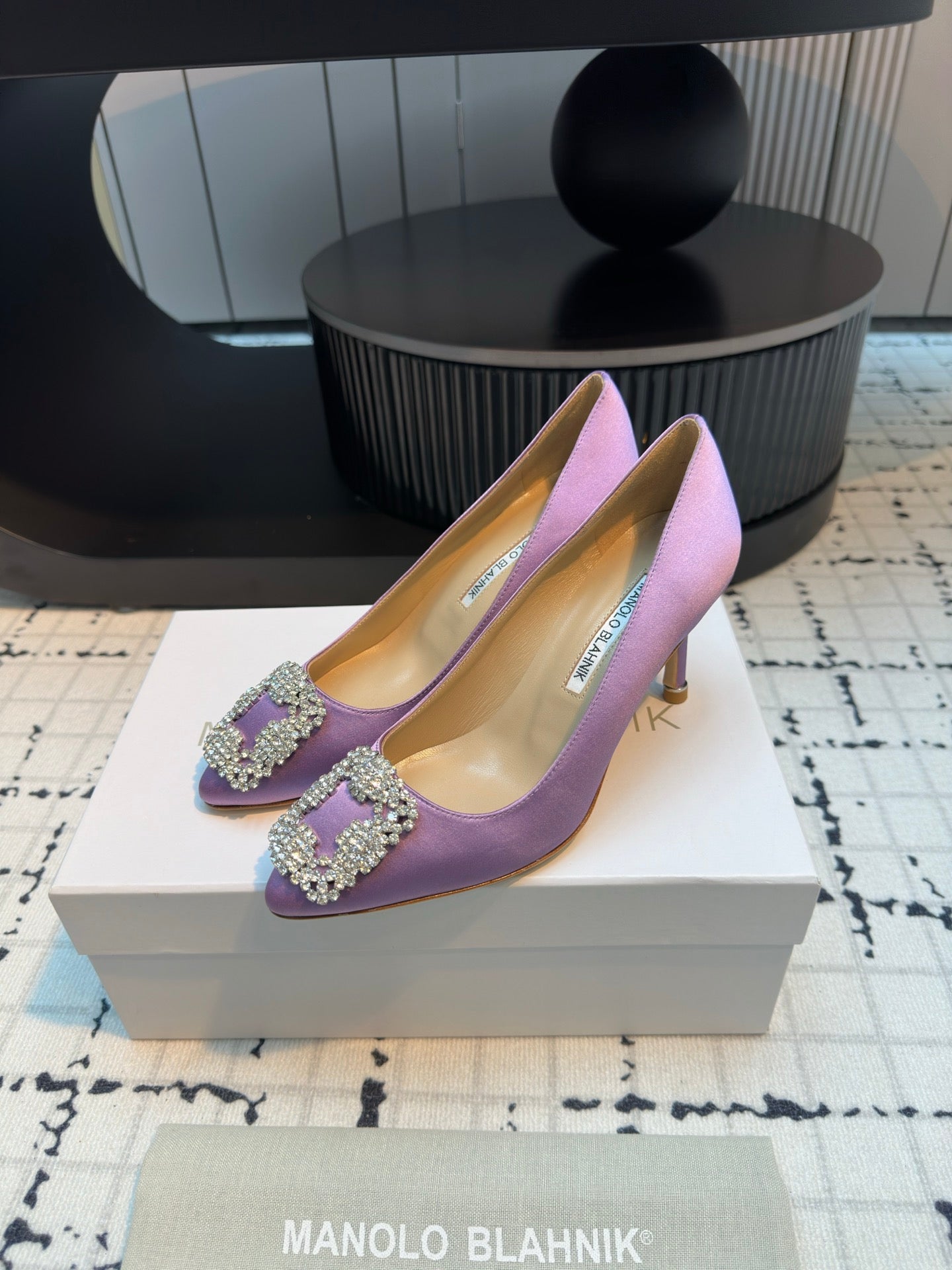 Manolo Blahnik-2024 高跟鞋 紫色