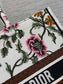 迪D家 Book Tote 刺繡字母白花 大號41.5cm