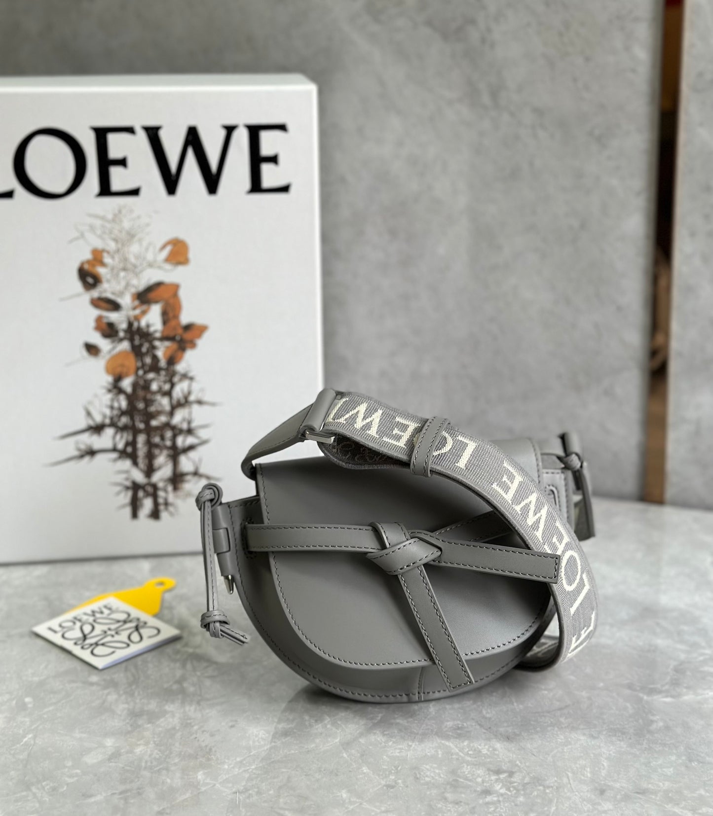 羅L威-Gate Dual迷你馬鞍包 水泥灰