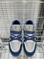 路L家-Trainer運動鞋 板鞋 亮面藍銀色 男女同款