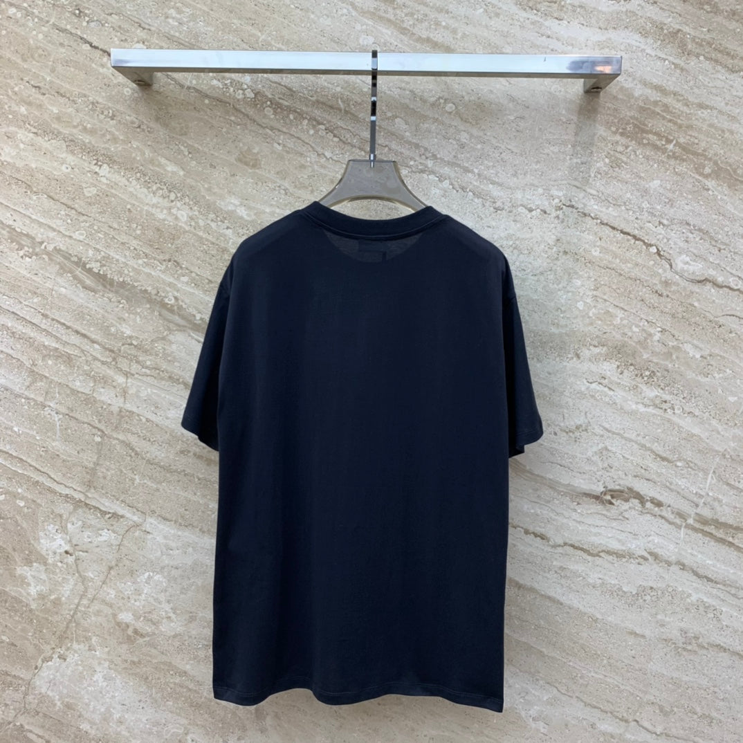 賽C家-2403 裂紋3D效果印花短袖TEE
