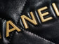 小香家-Chanel 22號手袋 黑金色中號