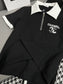 小香家-2403 24SS夏季新款翻領套裝 黑色