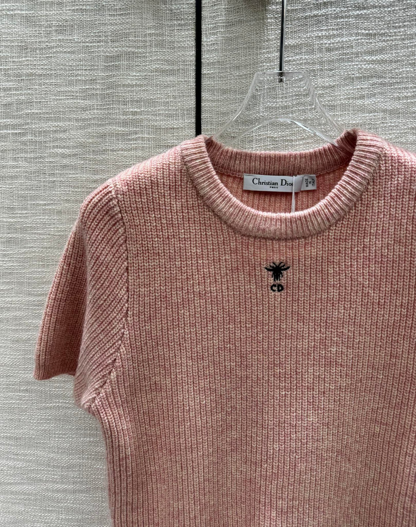 迪D家-2403 刺繡CD字母針織短袖