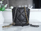 小香家- Chanel 24C 19bag 雙肩後背包 黑色