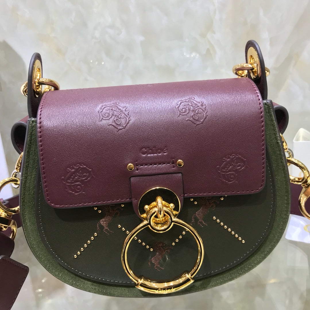 克羅C-Tess單肩包 小馬刺繡款