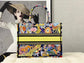 迪D家-BookTote 刺繡手袋 黑星座 37x30x16cm