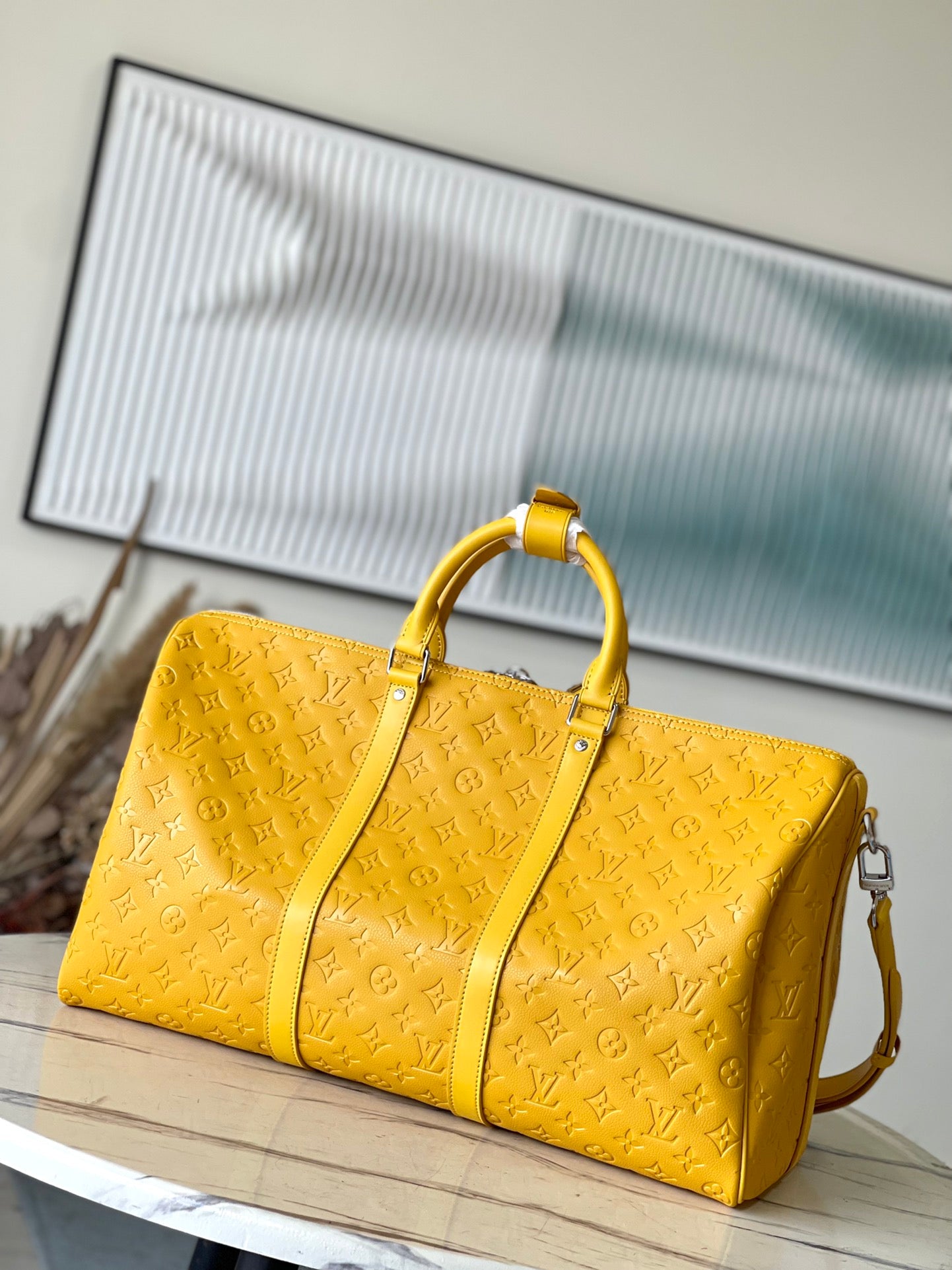 M23748 路L家-Keepall Bandoulière 旅行袋 黃色