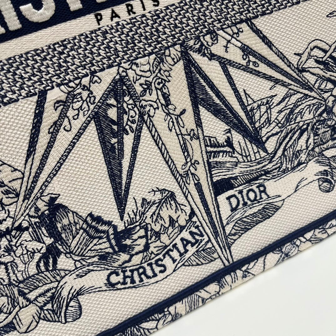 迪D家-BookTote 聖誕限量系列 藍色 42x18x35cm