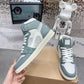 路L家-Air Jorda 1 Low AJ1 高筒運動鞋 聯名款 灰綠色