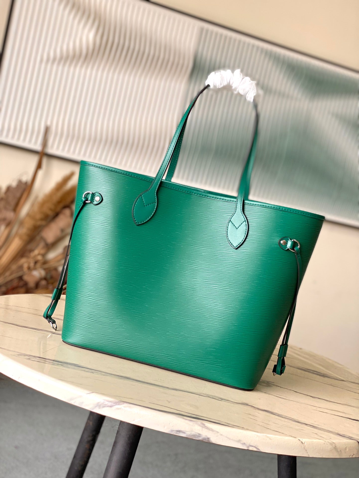 路L家-M12195 Neverfull MM手挽袋 綠色