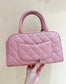 小香家-Chanel Vintage 中古保齡球包 粉色