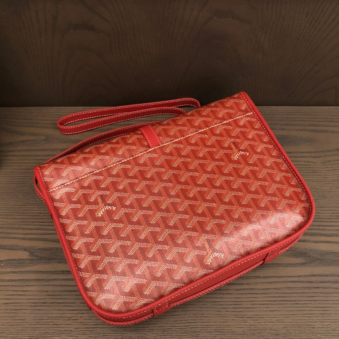 戈G家-Goyard 郵差包 紅色