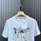 迪D家-2403 24新品上架圓領太陽印花TEE 白色