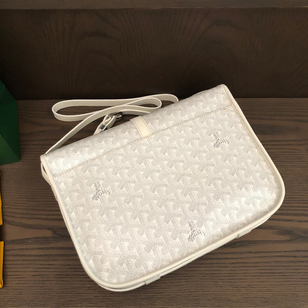 戈G家-Goyard 郵差包 白色