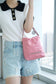 小香家-2023春夏新款 22BAG Mini 粉色銀扣