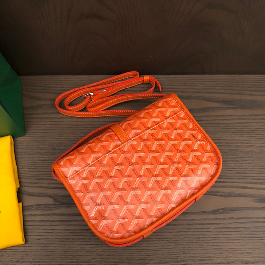 戈G家-Goyard 郵差包小號 橘色