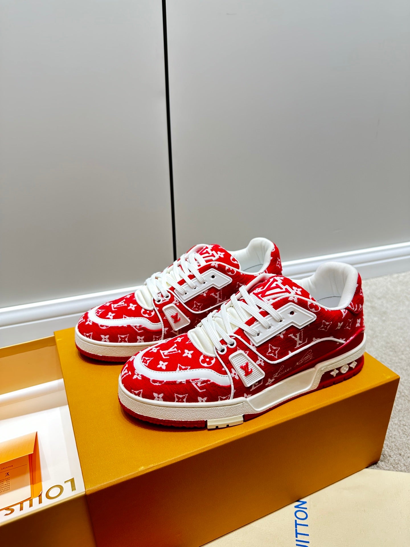 路L家-Trainer 運動鞋 滿版款 紅色