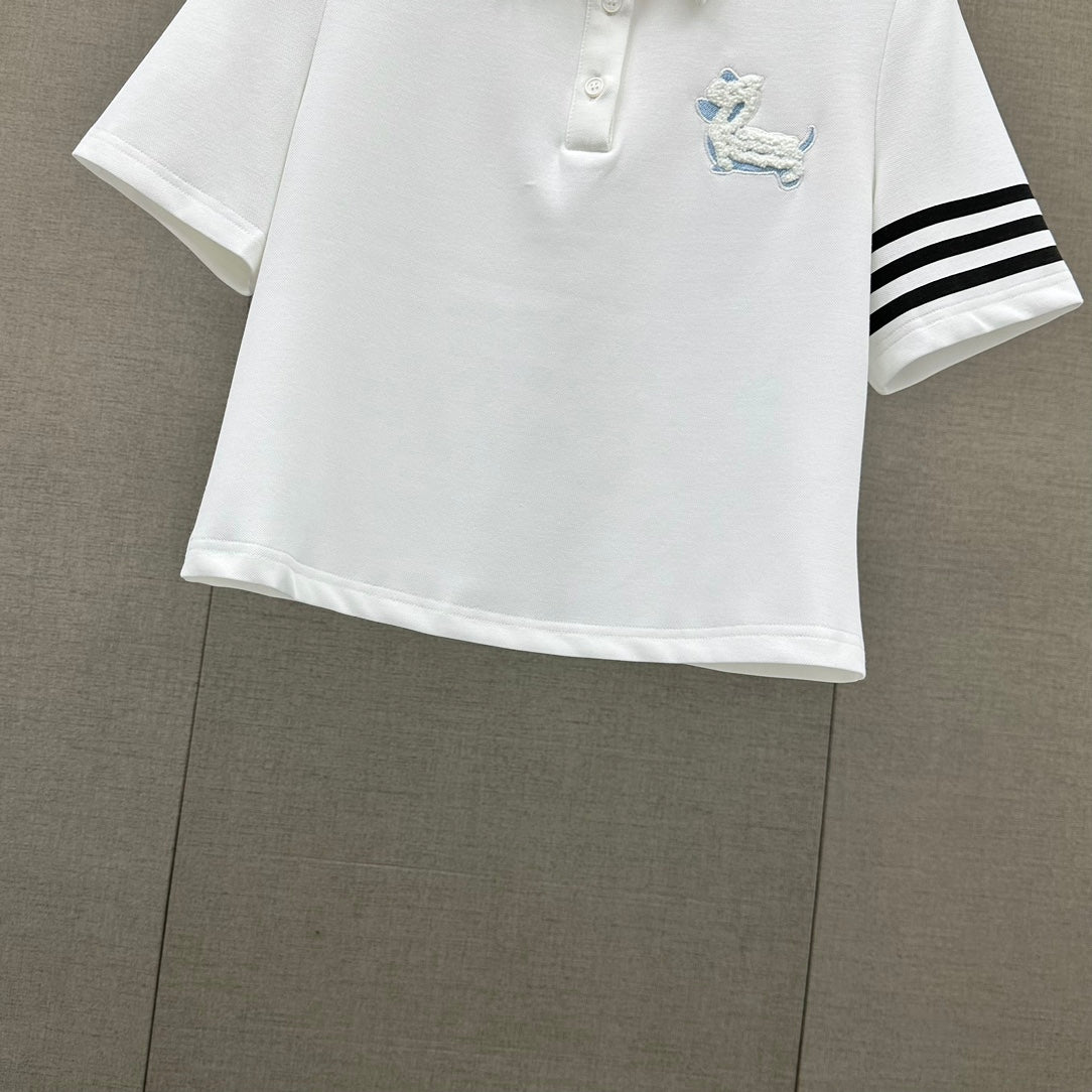 小香風-2403 學院風Polo TEE
