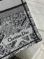 迪D家-Book Tote 2023春夏系列 巴黎地圖刺繡 灰色 大號