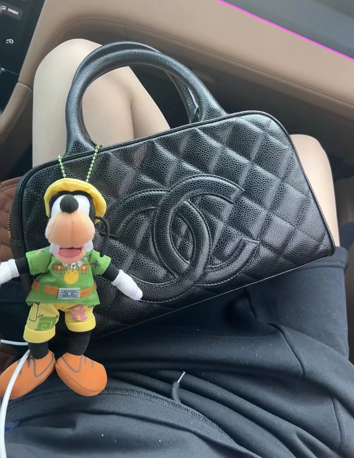 小香家-Chanel Vintage 中古保齡球包 黑色