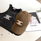 賽C家-2023春夏新款 凱旋門刺繡棒球帽 橄欖綠