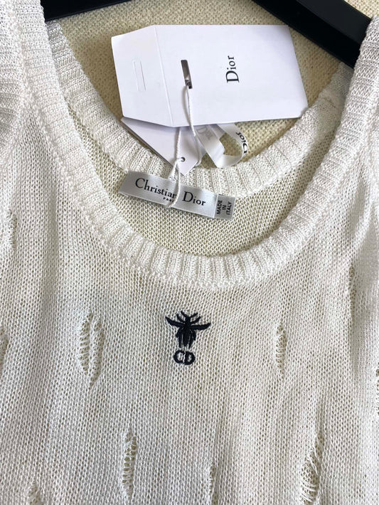 迪D家-2403 早春新品小背心 白色