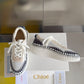克羅C-Nama sneaker彩虹系列 網面拼色休閒運動鞋 白紫色