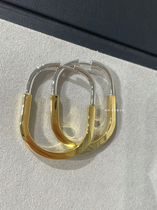 Tiffany-耳環 金色008