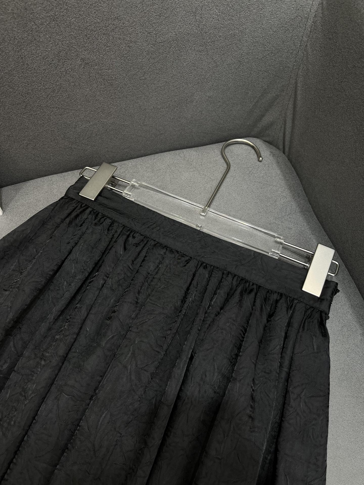 迪D家-2403 24SS夏季新款半身裙 黑色