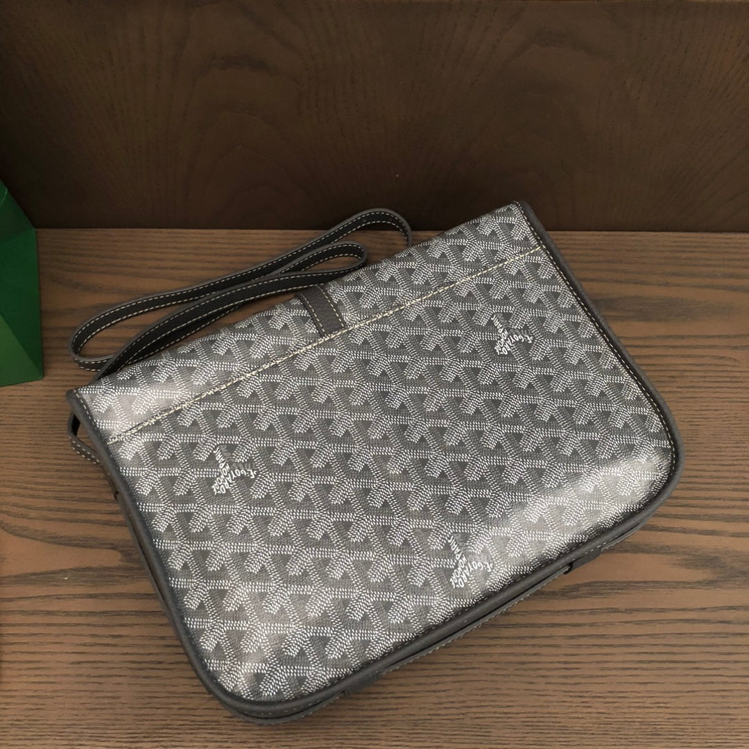 戈G家-Goyard 郵差包 灰色