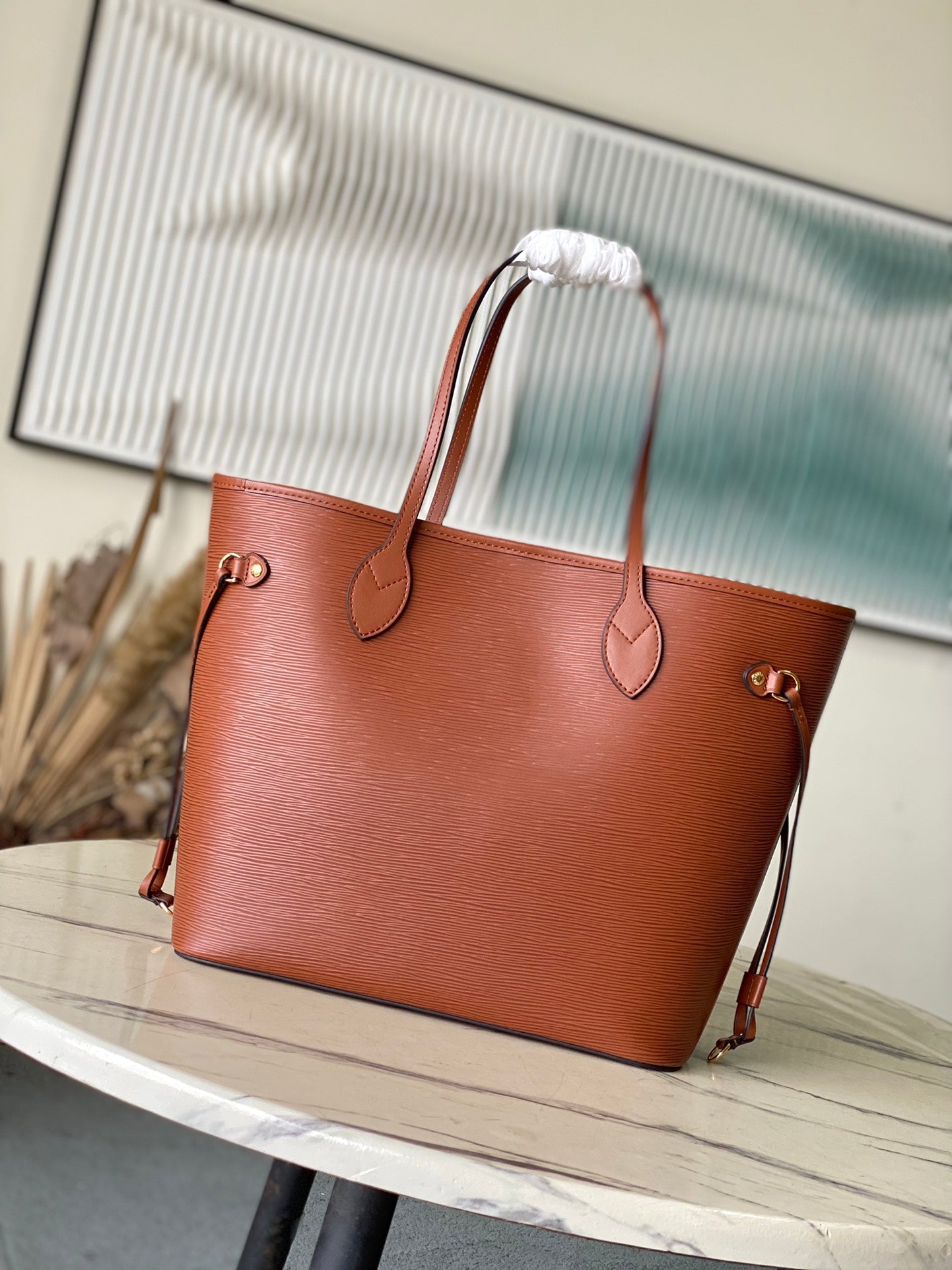 路L家-M12467 Neverfull MM手挽袋 棕色