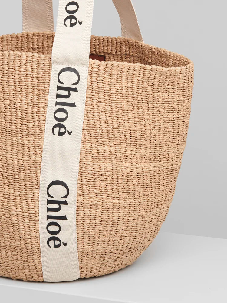 克羅C-Large Woody Basket 白色 大號