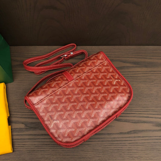 戈G家-Goyard 郵差包小號 紅色