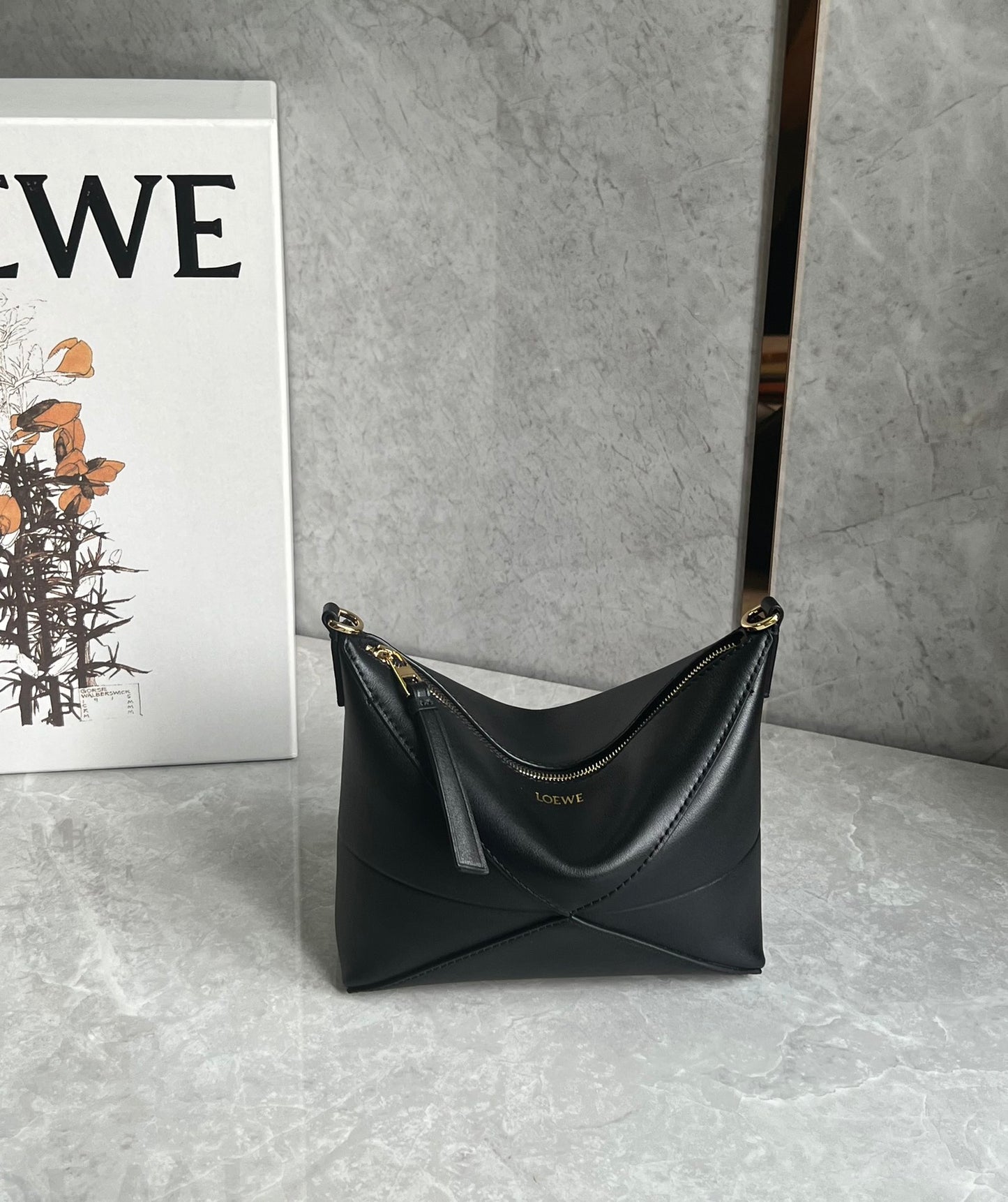 羅L威-PUZZLE FOLD POUCH 麻將包 經典黑