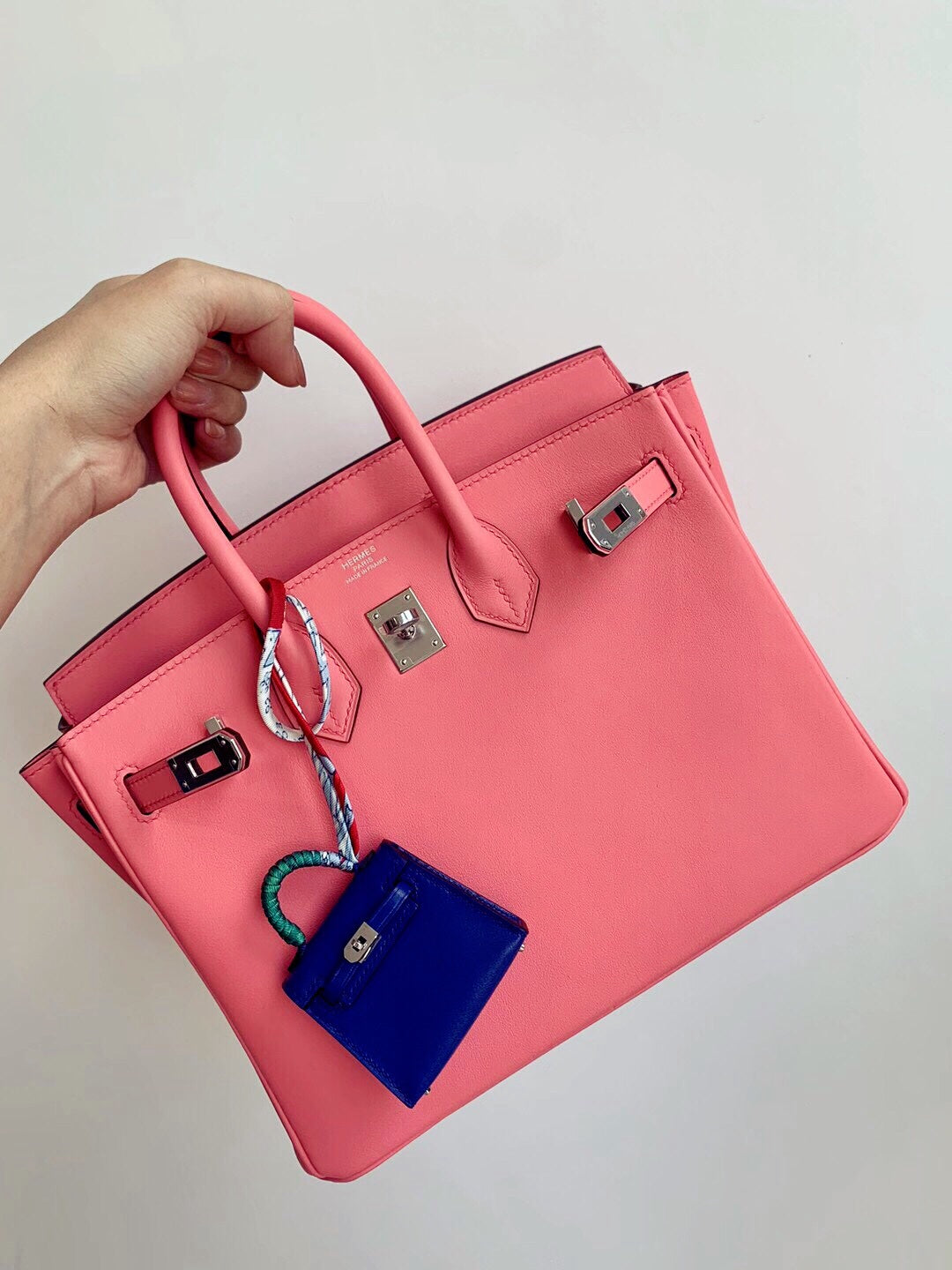 小愛款-Birkin 25  Swift 粉色 銀扣