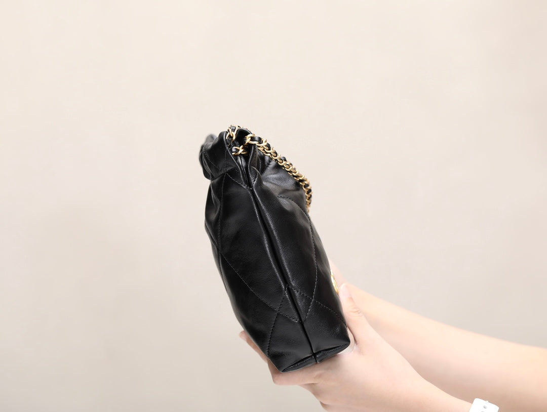 小香家-2023春夏新款 22BAG Mini 黑金色