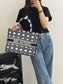 迪D家-2023春夏新款 Tote 藍白拼色 中號