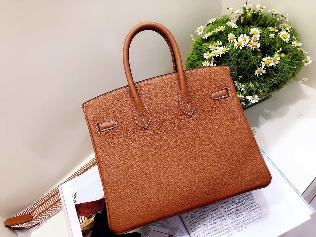小愛款-Birkin 25 Togo 金棕 銀扣