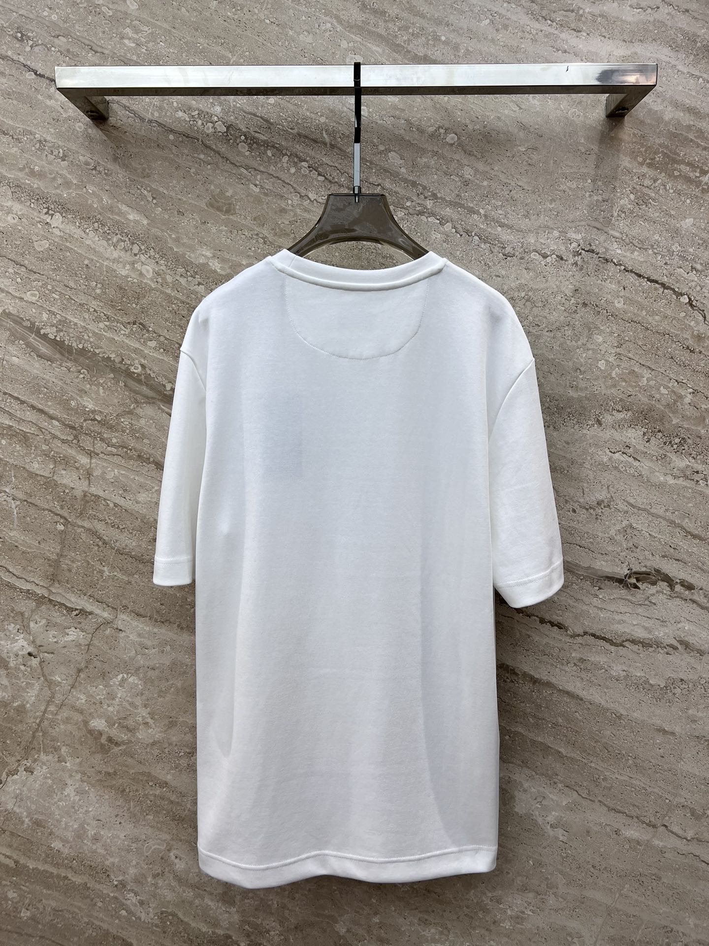 芬F家-2403 24SS春夏新款工具印花圓領短袖TEE 白色